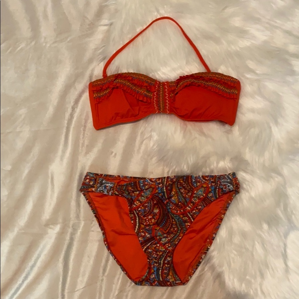 NWT Lucky Brand Bikini Swimsuit Set